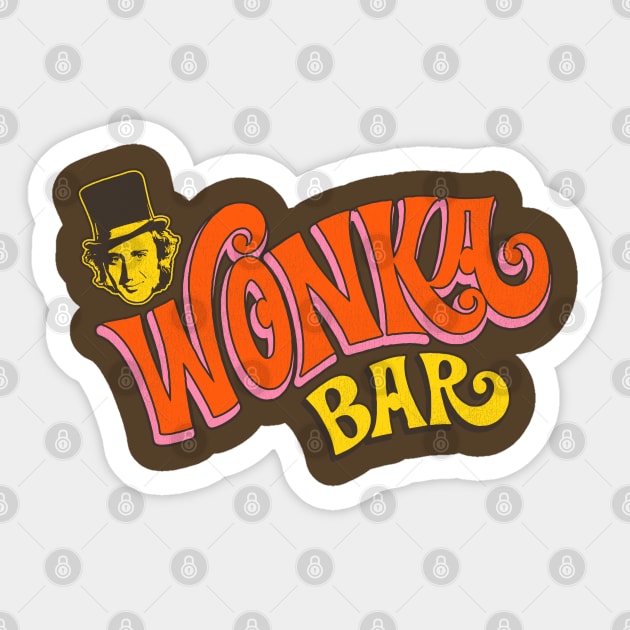 Wonka Bar Sticker by darklordpug